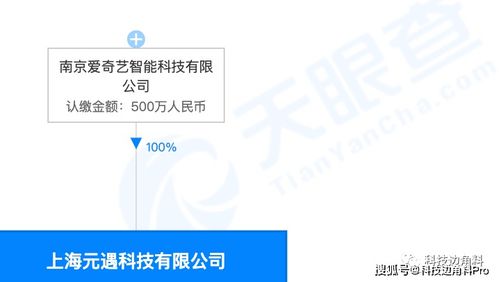 愛奇藝布局科技領域 成立上海元遇科技，拓展云計算與設備制造業務